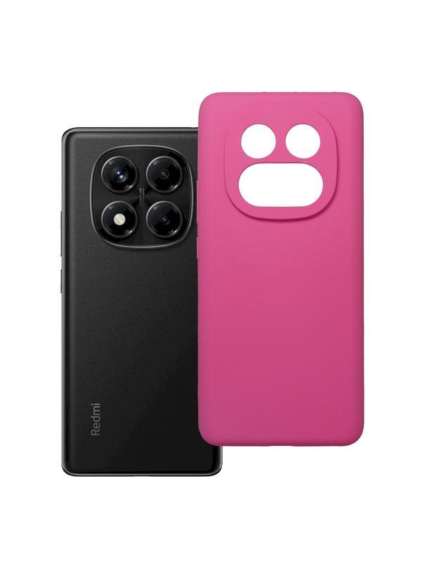 Futerał SILICONE 2mm do XIAOMI REDMI NOTE 14 Pro 4G róż