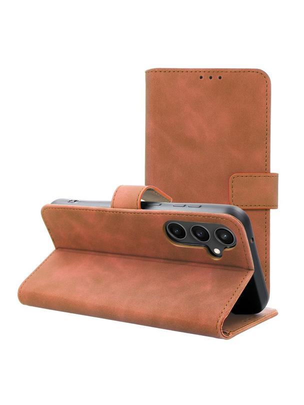 Kabura TENDER Book do SAMSUNG S23 FE brązowy