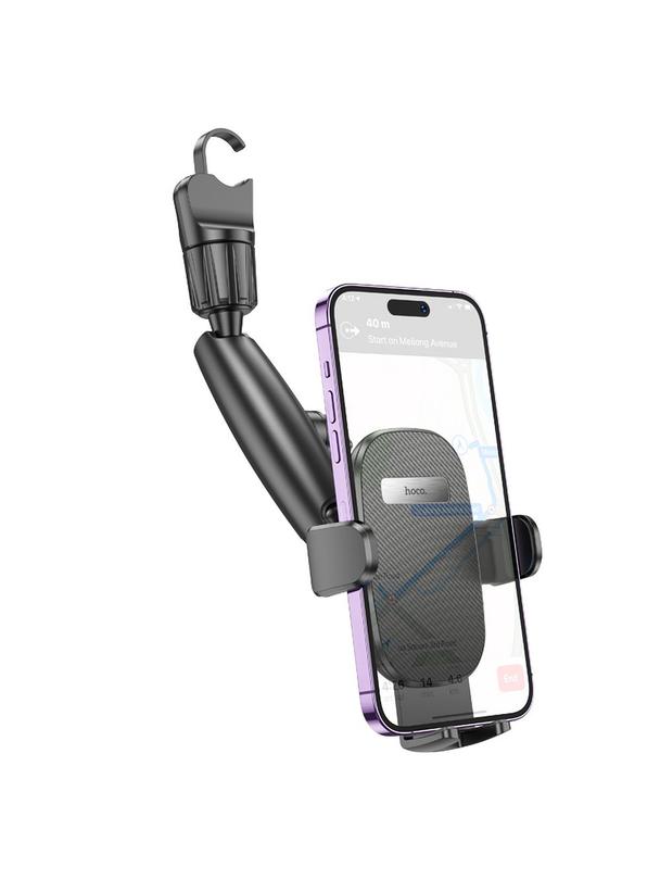 EOL Uchwyt na telefon do samochodu uniweralny Hoco na lusterko H17 czarny