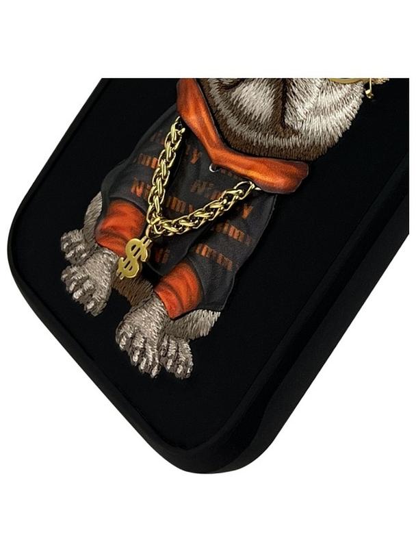NIMMY futerał GLASSES COOL DOG do IPHONE 16 Pro czarny