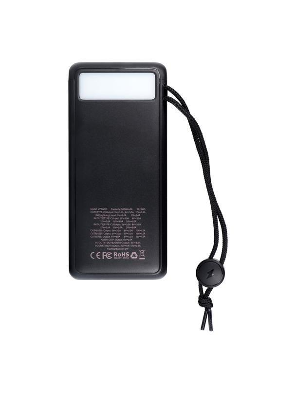 Powerbank Veger Tank Boost (W5001C) PD QC3.0 5A 130W 56000 mAh czarny