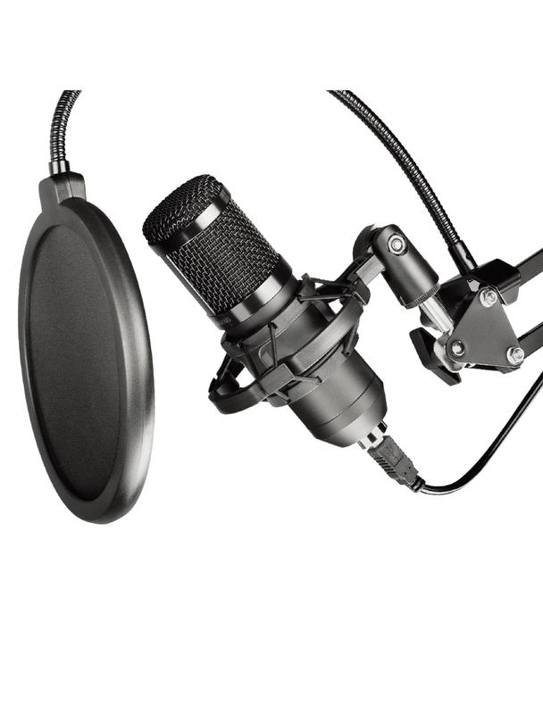 ART mikrofon pojemnościowy na wysięgniku z membraną AC-03 czarny