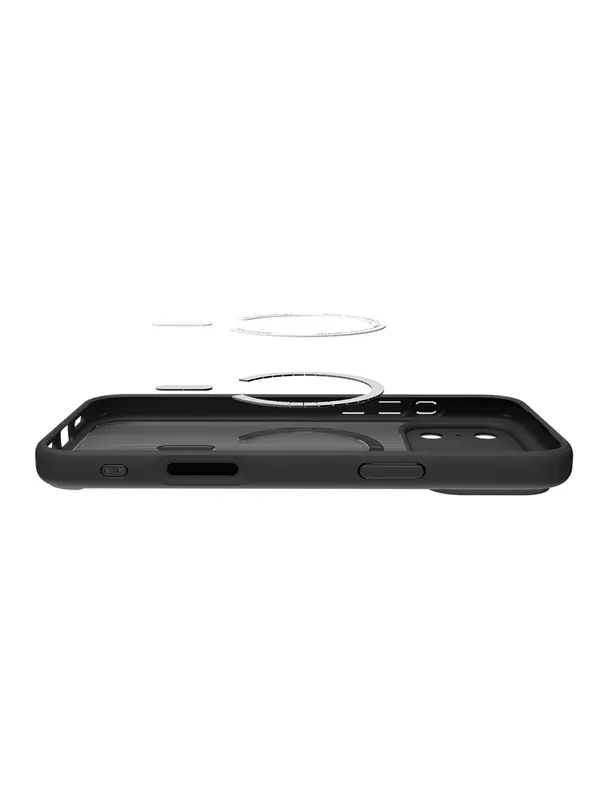 SPIGEN futerał ULTRA HYBRID MAG kompatybilny z MagSafe do IPHONE 17 Pro frost black