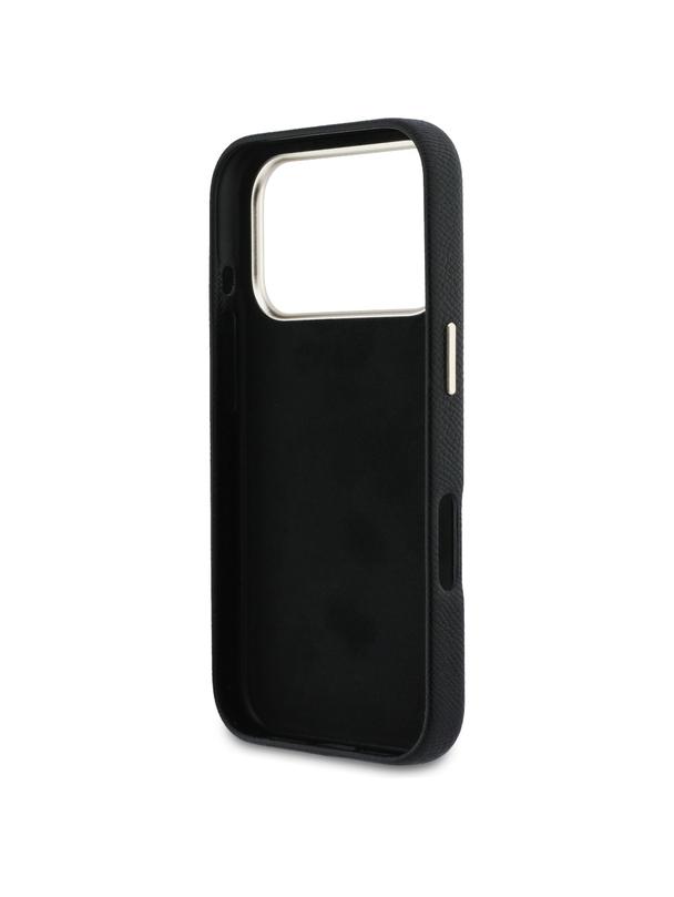 GUESS futerał do IPHONE 17 Pro GUHCP17L5PS4RGGK (PU FW Resin Logo) czarny