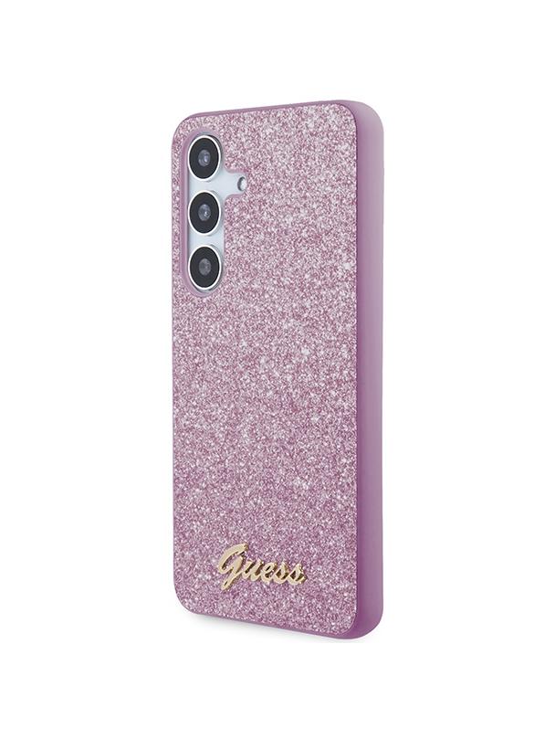 GUESS futerał do SAMSUNG S24 GUHCS24SHGGSHU (Glitter Script) fioletowy