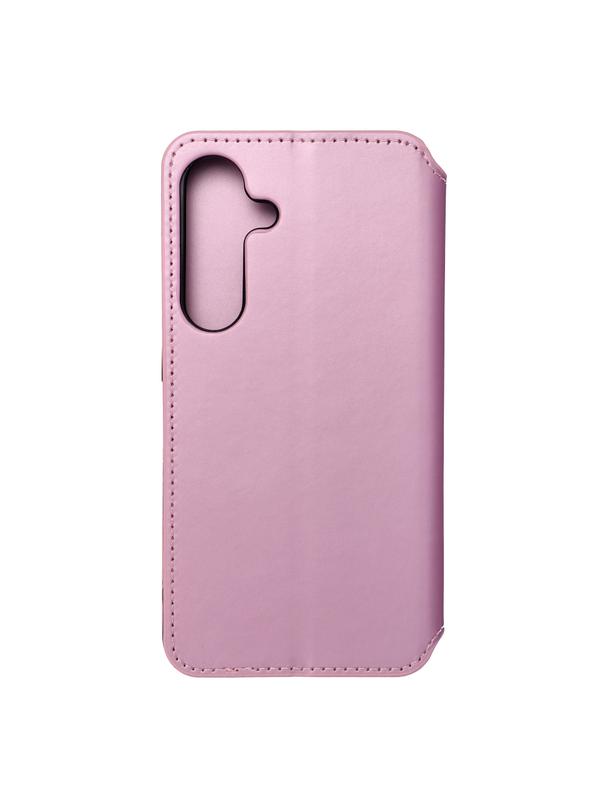Kabura DUAL POCKET Book do SAMSUNG S25 jasny różowy