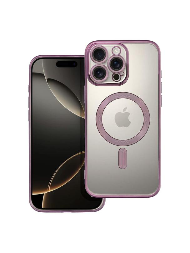 Futerał ELECTRO MAG COVER kompatybilny z MagSafe do IPHONE 16 Pro Max fioletowy