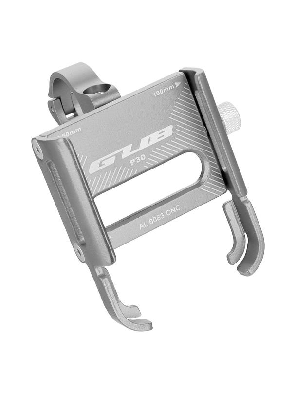 GUB uchwyt rowerowy na kierownicę P30 Aluminium srebrny