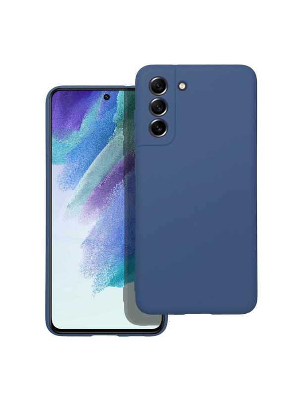 Futerał SILICONE do SAMSUNG S21 FE niebieski