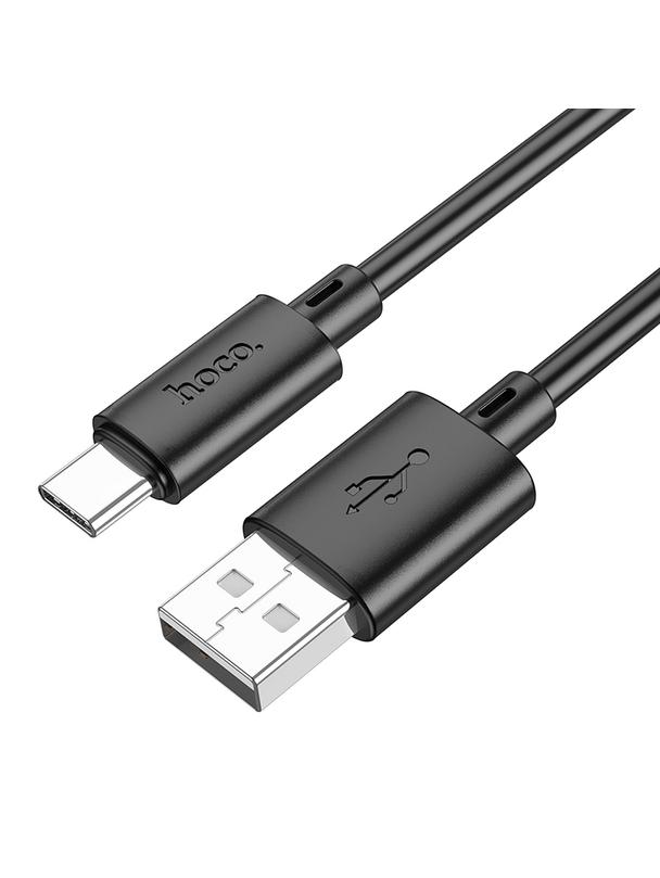 Kabel USB A do USB C Hoco 3A 1 m X88 czarny