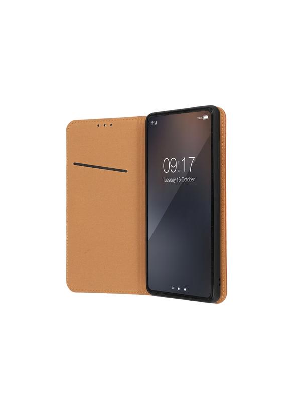 Kabura SMART PRO Book skórzana do XIAOMI Redmi Note 13 5G brązowy