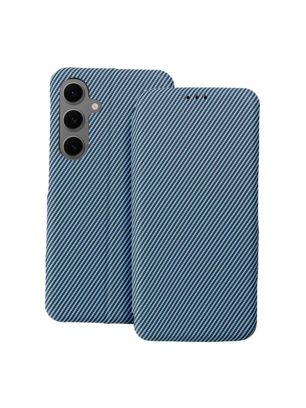 Kabura FOLIO Side Magnet kompatybilny z S-PEN do SAMSUNG S23 ULTRA niebieski