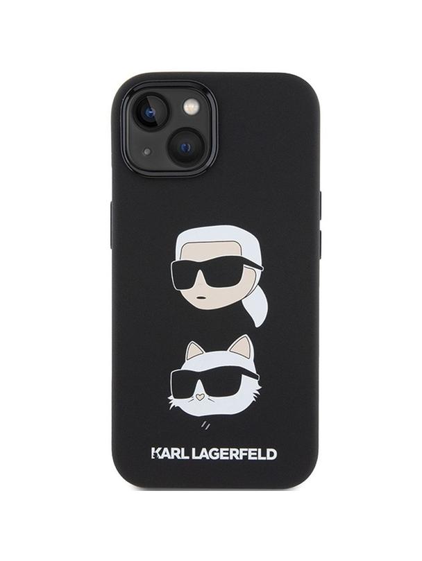 KARL LAGERFELD futerał do IPHONE 15 KLHCP15SSDHKCNK (Silicone KC) czarny