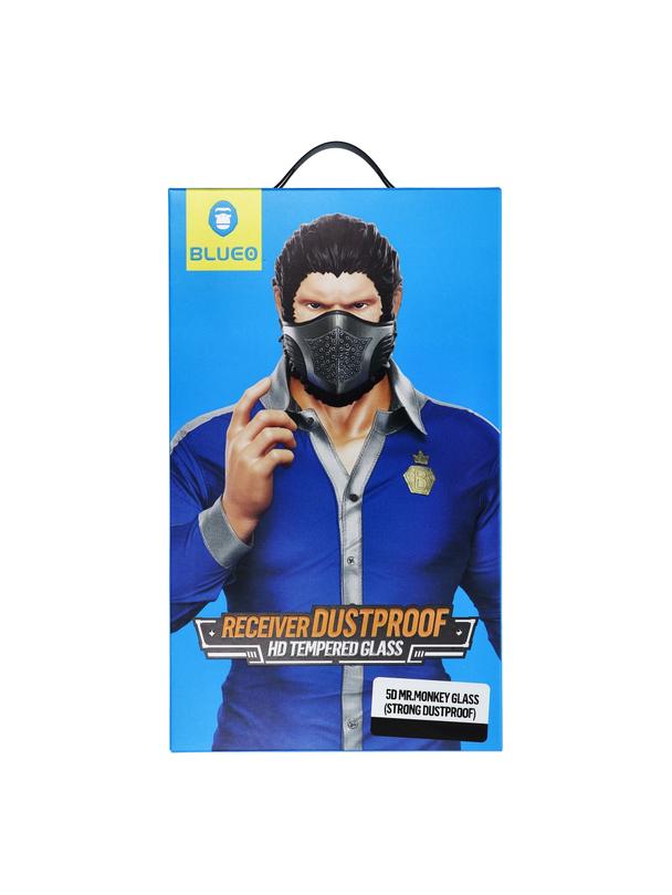 Szkło Hartowane 5D Mr. Monkey Glass - Apple iPhone 17 czarny (Strong Dustproof)