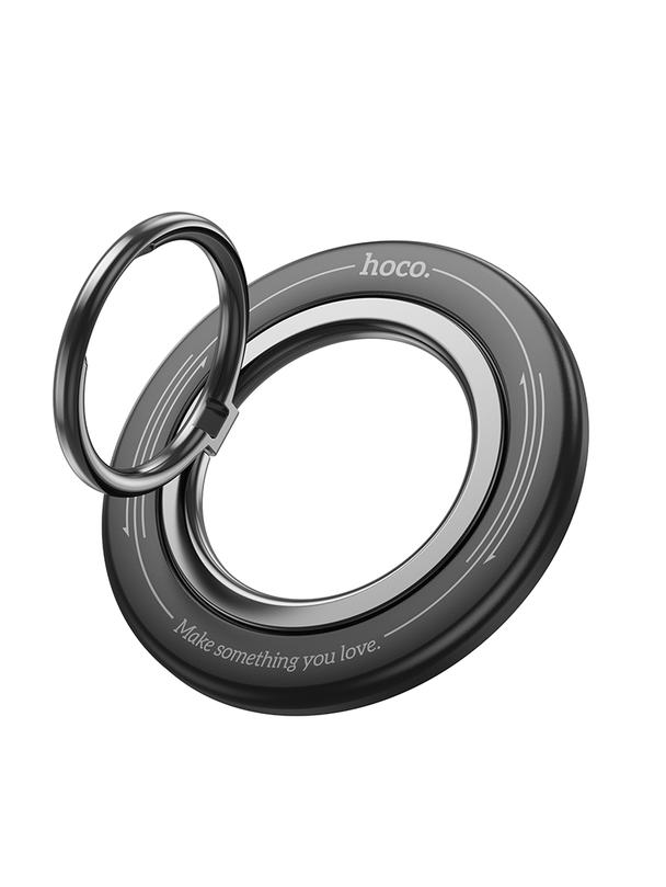Uchwyt na telefon na palec Hoco magnetyczny Ring GH3 czarny