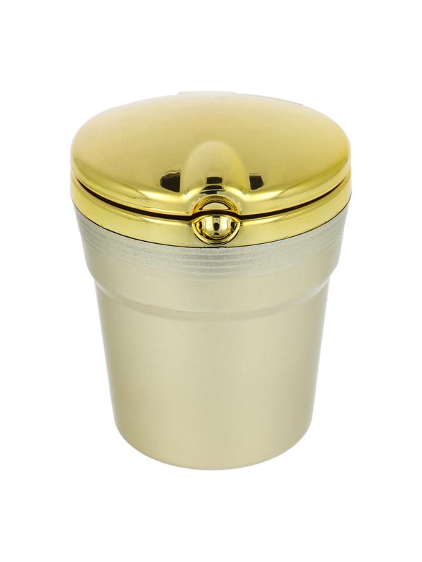 Popielniczka samochodowa CHROM złota