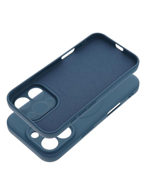 Futerał SILICONE MAG COVER kompatybilny z MagSafe do IPHONE 16 Pro niebieski