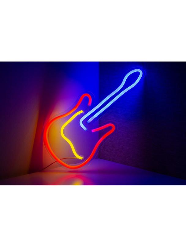 NEON NA ŚCIANĘ LED na USB - Gitara model