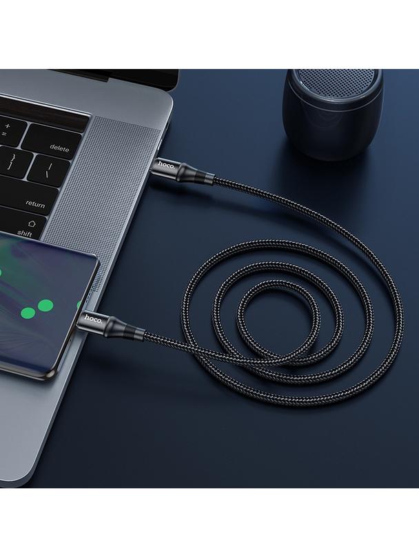 Kabel USB C do USB C Hoco PD 5A 100W 1 m X50 czarny