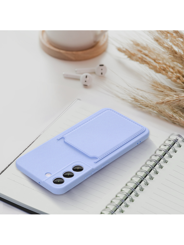 Futerał CARD CASE do SAMSUNG A34 5G fioletowy