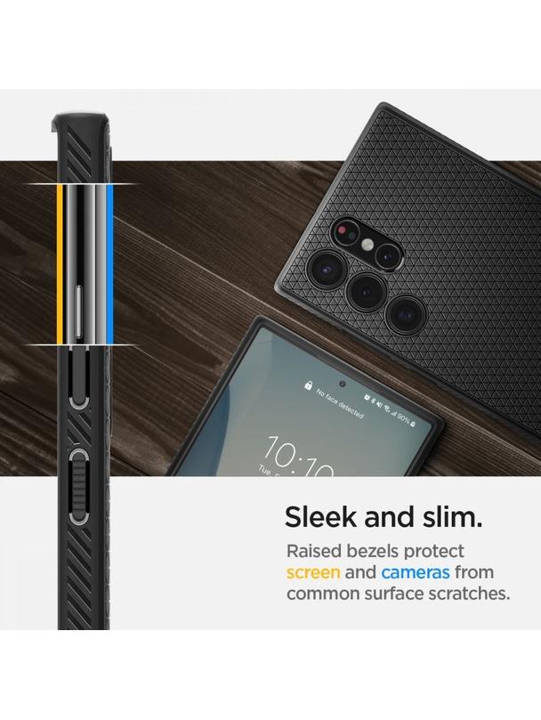 Futerał SPIGEN Luqid Air do SAMSUNG S22 ULTRA matte black