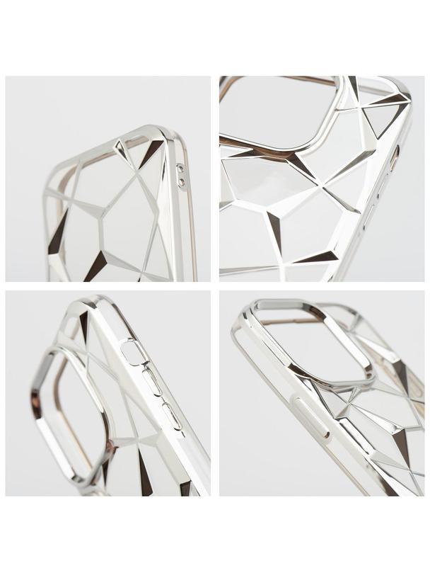 Futerał TWINKI do IPHONE 16 PRO MAX srebrny