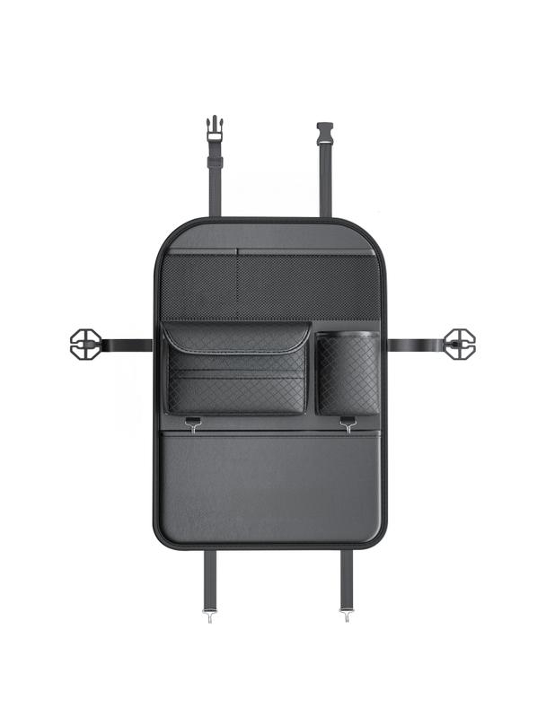 Organizer samochodowy na fotele przednie z przegródkami D03 czarny