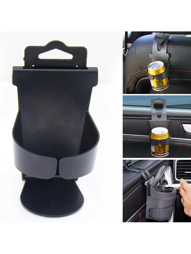 Uchwyt na kubek zawieszany czarny