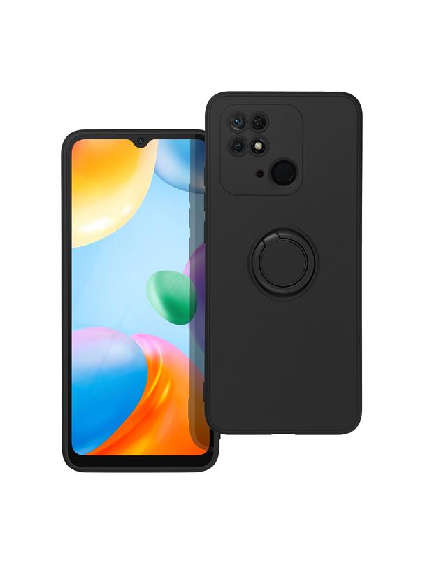 Futerał SILICONE RING do XIAOMI Redmi 10C czarny