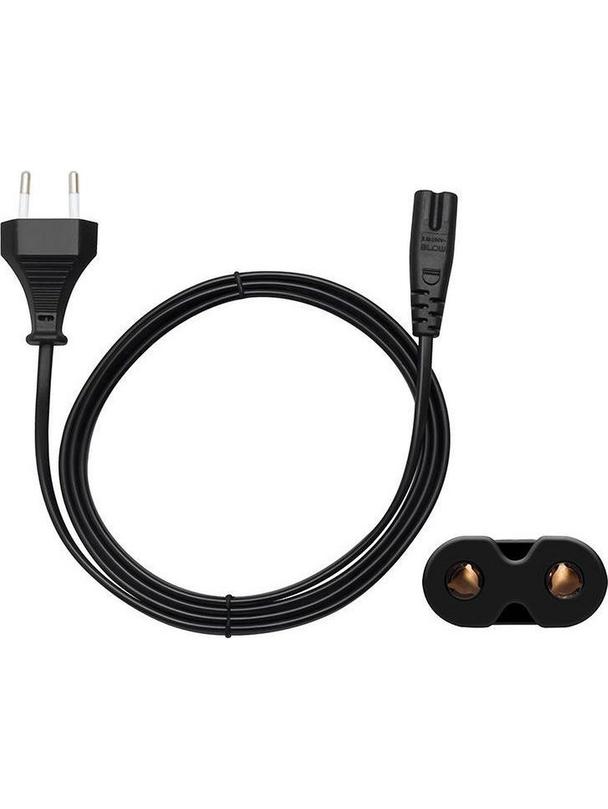 Kabel zasilający radiowy (2pin) 1,5 m czarny