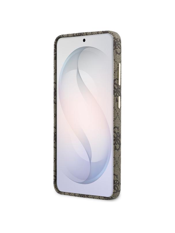 GUESS futerał do SAMSUNG S26 GUHMS26S5P4FWMSW (4G Script MagSafe) brązowy