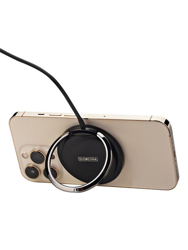 DUZZONA W1 - ładowarka indukcyjna kompatybilna z MagSafe 15W czarna