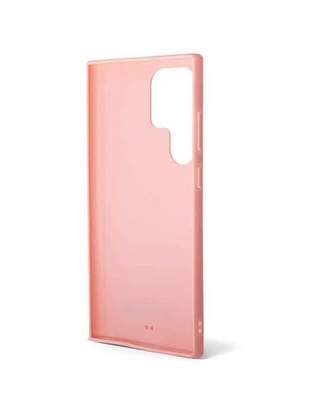 KARL LAGERFELD futerał do SAMSUNG S23 Ultra KLHCS23LRUPKLPP (Rubber Mono Logo Plate) różowy