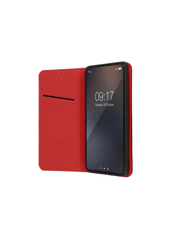 Kabura SMART PRO Book skórzana do SAMSUNG S26 Edge bordowy