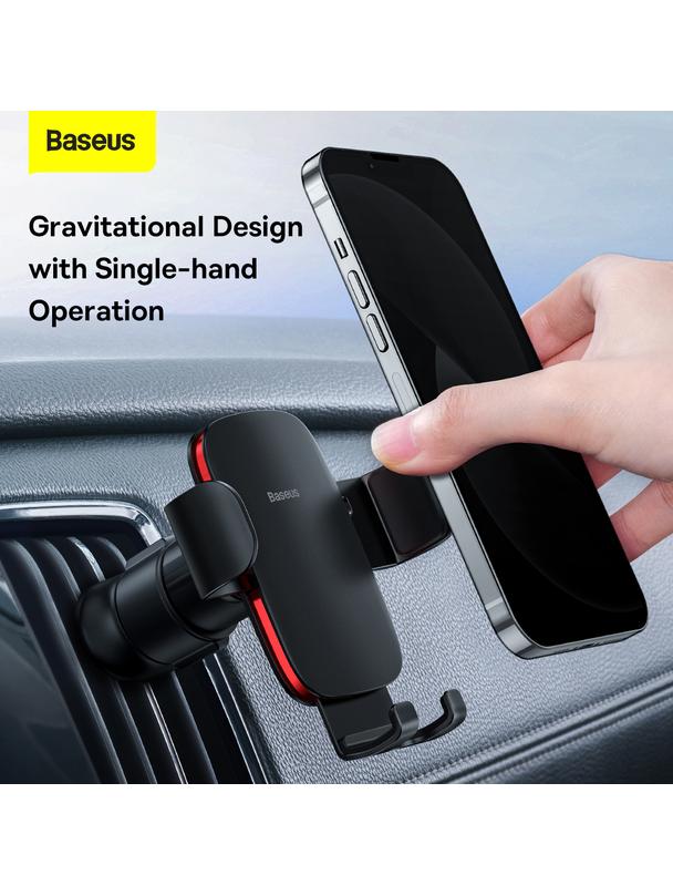 BASEUS uchwyt samochodowy grawitacyjny do kratki SUJS000001 czarny