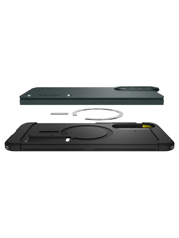 SPIGEN futerał TOUGH ARMOR kompatybilny z MagSafe do SAMSUNG S25 Edge abyss green