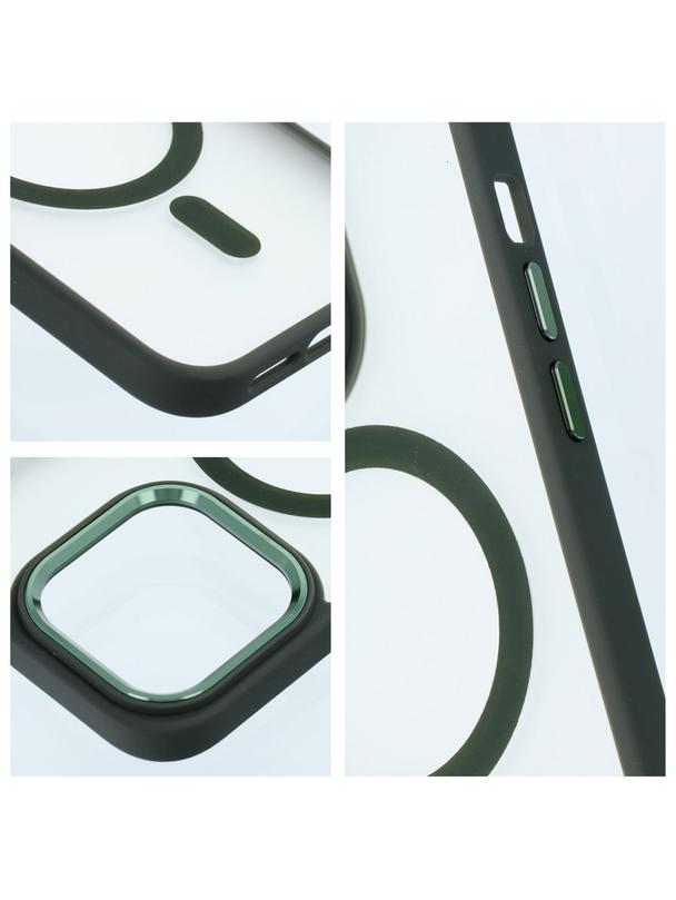 Futerał MATTE MAG COVER kompatybilny z MagSafe do IPHONE 14 Pro Max zielony