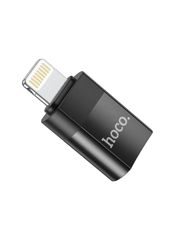 Adapter USB C do Lightning Hoco UA17 czarny