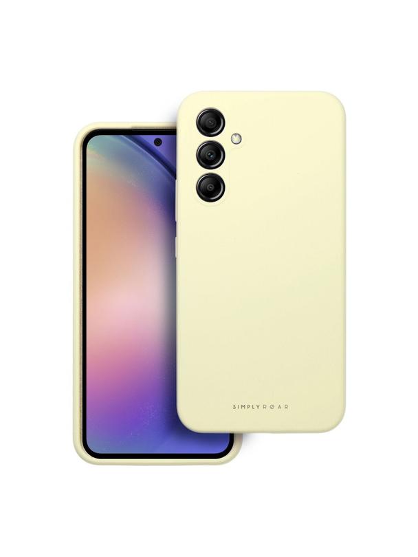 ROAR futerał CLOUD SKIN do SAMSUNG A54 5G Jasnożółty
