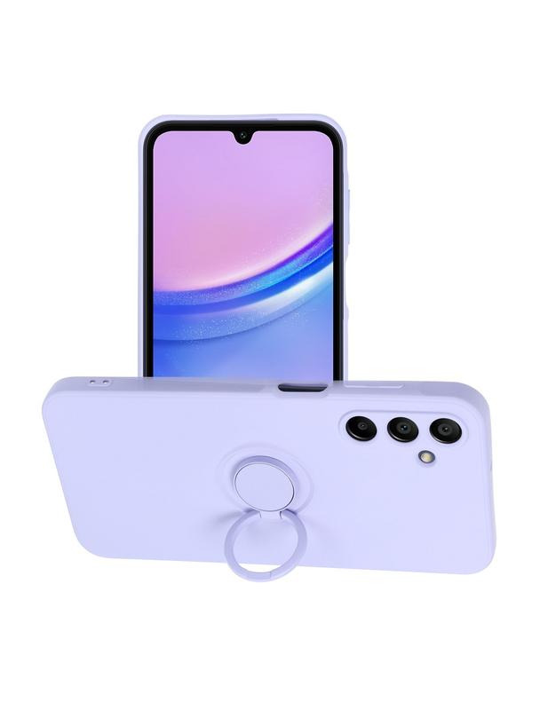 Futerał SILICONE RING do SAMSUNG A15 5G / A15 4G fioletowy