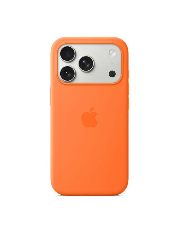iPhone 17 Pro Silicone Case with MagSafe – Orange 0INT