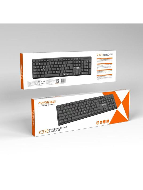 Klawiatura przewodowa USB A QWERTY K372