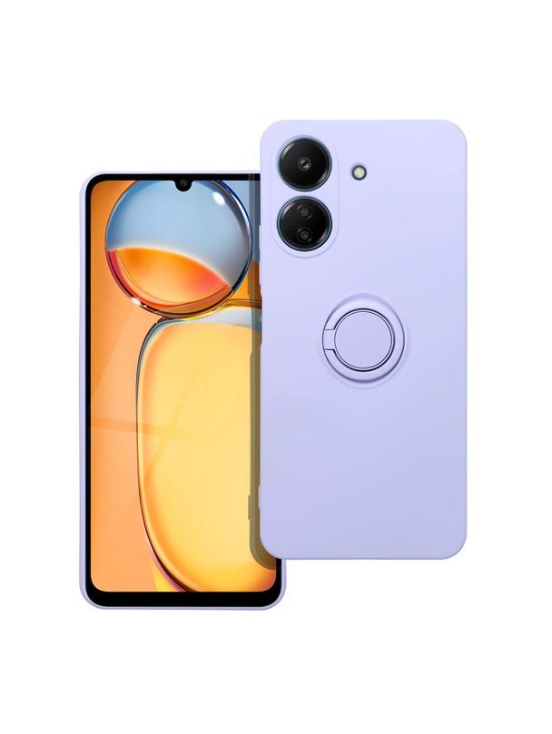 Futerał SILICONE RING do XIAOMI Redmi 13C / POCO C65 fioletowy