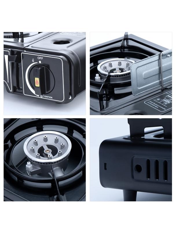 Turystyczna kuchenka gazowa BDZ.180-A czarna