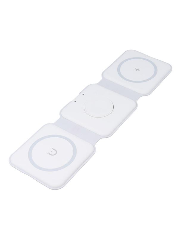 Ładowarka indukcyjna Blue Star 3w1 15W Flex Charge zgodna z MagSafe biała