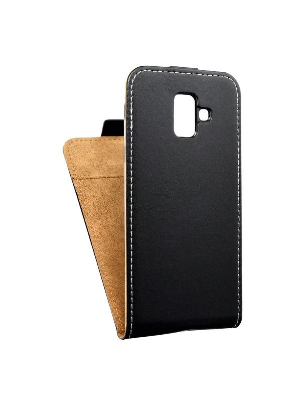 Kabura SLIM FLEXI FRESH pionowa do SAMSUNG A6 2018 czarna