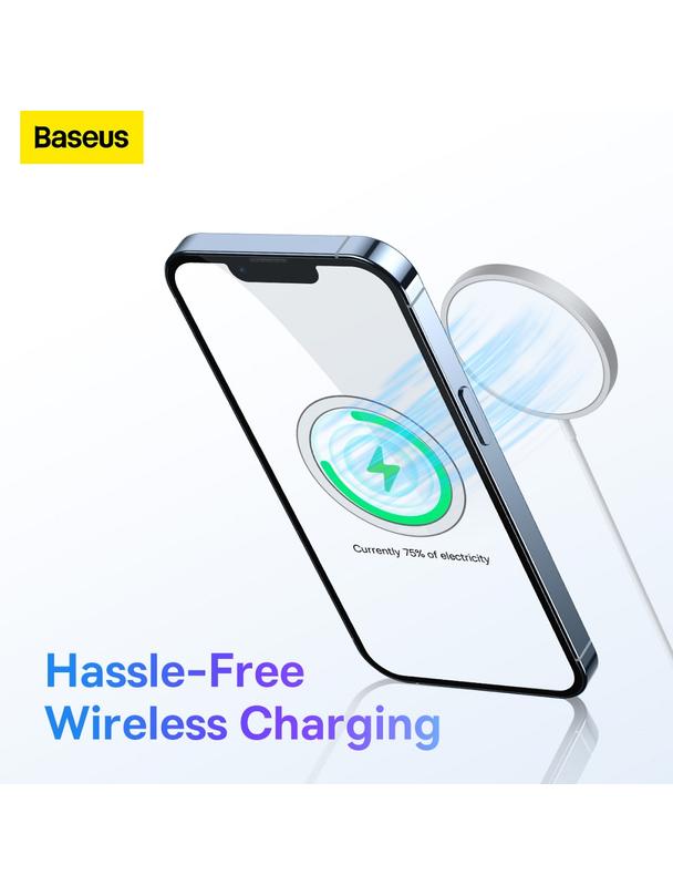 BASEUS blaszki uniwersalne kompatybilne z MagSafe PCCH000001 2 sztuki czarne