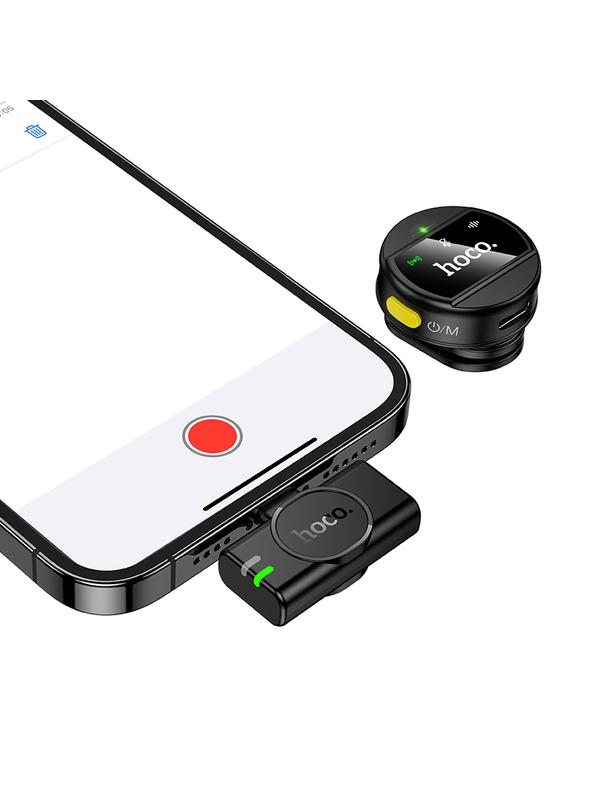 Mikrofon bezprzewodowy Lightning Hoco L21 czarny