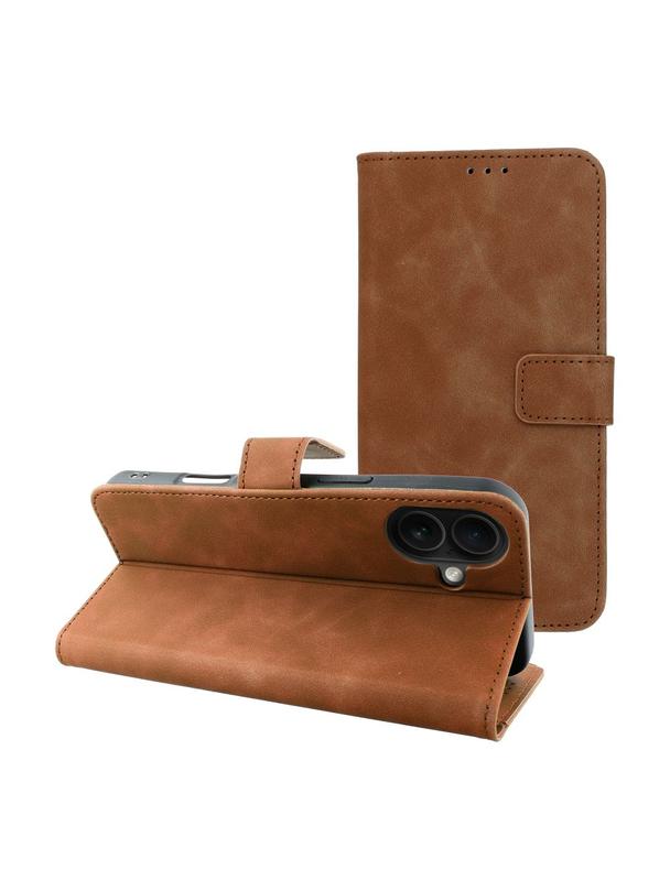 Kabura TENDER Book do IPHONE 16 Plus brązowy