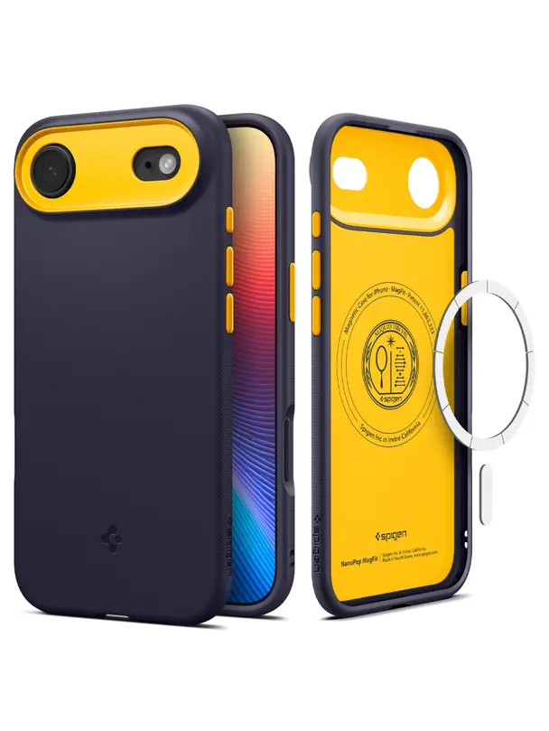 SPIGEN futerał NANO POP MAG kompatybilny z MagSafe do IPHONE 17 Air blueberry navy